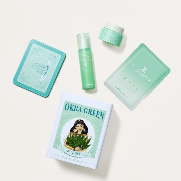 Okra Green Skin Care Set