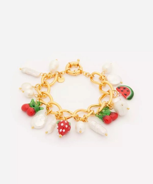mayol草莓樱桃珍珠手链