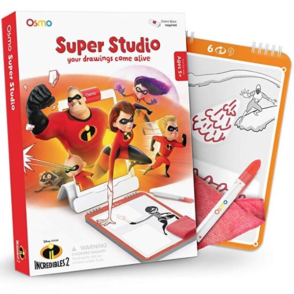 Super Studio Learn to Draw Your Favorite Incredibles 2 Characters & Watch Them Come to Life! (Base Required) Toy, Multicolor