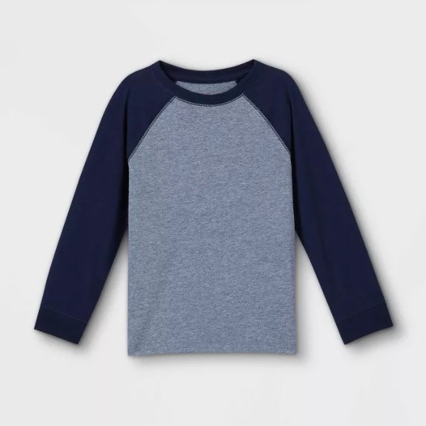 Toddler Boys' Jersey Knit Long Sleeve T-Shirt - Cat & Jack™
