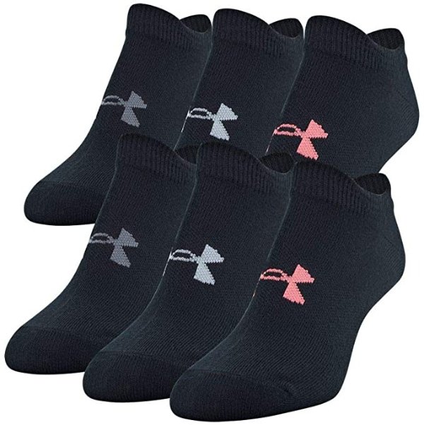 Women's Essential No Show Socks, 6-pair