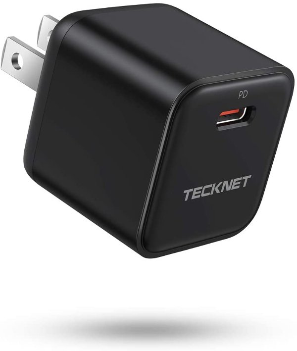 TECKNET Mini USB-C PD 20W 快充适配器