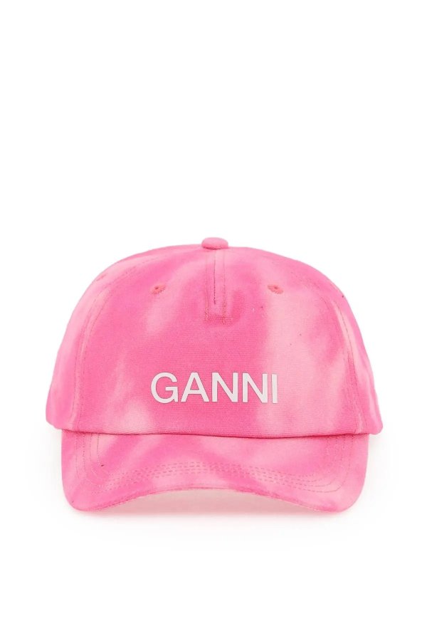 Logoed baseball cap Ganni