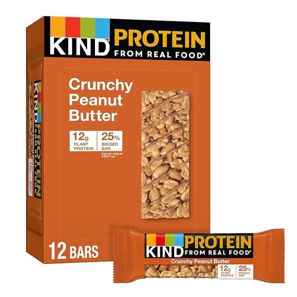 Healthy Grains Granola Bars, Crunchy Peanut Butter 12bars