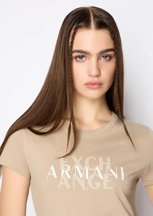 Slim fit jersey cotton logo print crew neck t-shirt WELCOME BACK TO ARMANI.COM .xg-st0 { fill: none; stroke: #d4d4d4; stroke-width: 14; stroke-linecap: round; stroke-linejoin: round; stroke-miterlimit: 23.1428; }