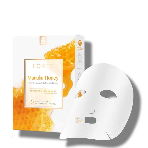 Manuka Honey Revitalising Sheet Face Mask (3 Pack)