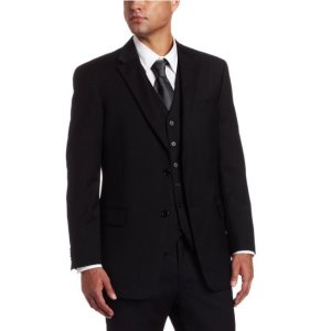 Tommy Hilfiger Men's Two Button Trim Fit 100% Wool Suit Separate Coat