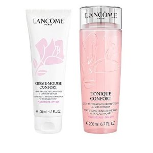 Lancôme Confort Toner and Creamy Foam Cleanser