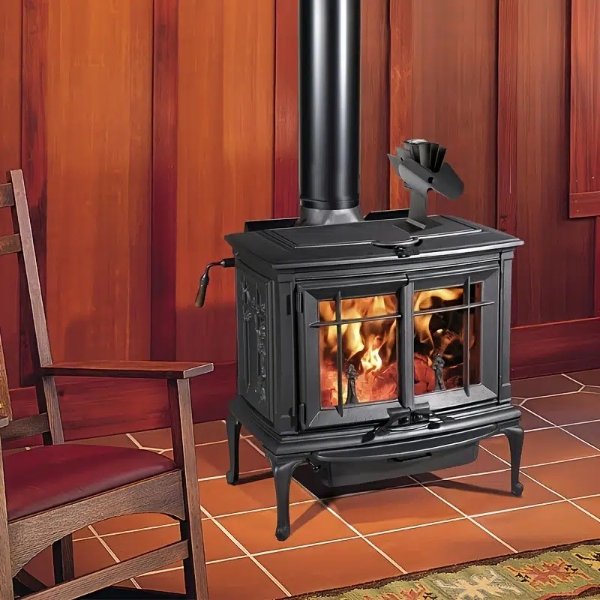 Wood Stove Fan, Fireplace Fan For Wood Burning Stove, Heat Powered Fan, Wood Stove Accessories, Quiet Operation Circulating Warm Air Hl-800b | Save Money On Temu | Temu