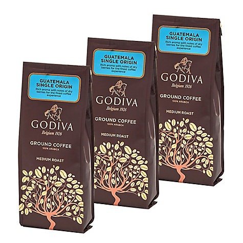 Signature Blend Guatemala Packaged Ground Coffee, Set of 3, 10 oz. each | GODIVA