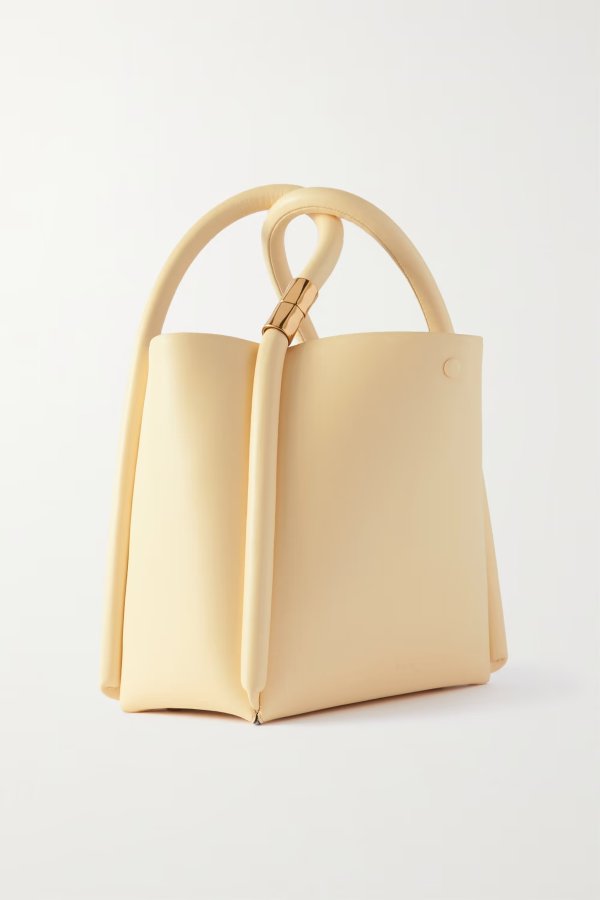 Lotus 20 leather tote