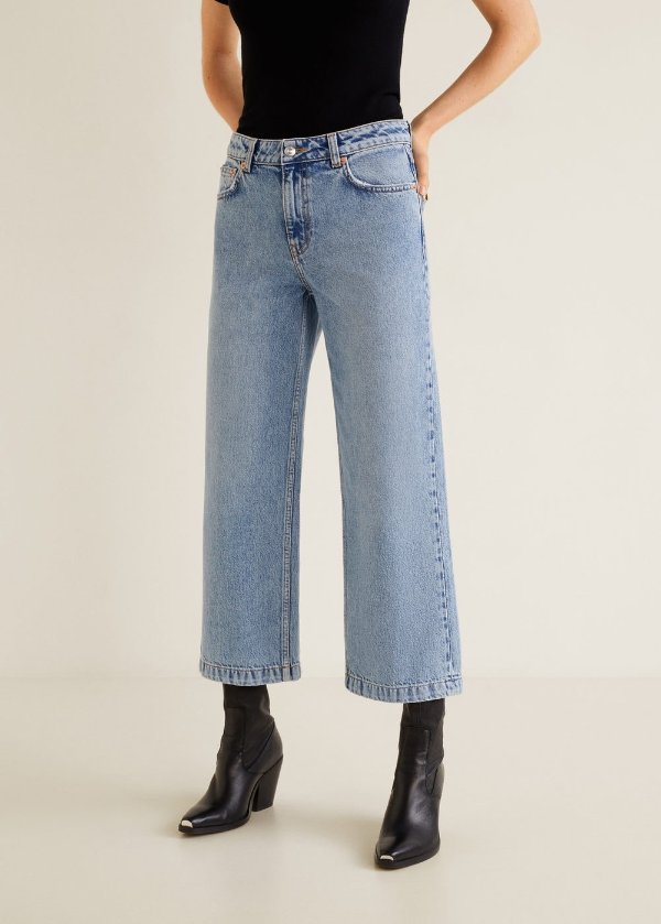 Culotte relaxed jeans - Women | OUTLET USA