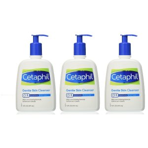 Cetaphil Gentle Skin Cleanser, For all skin types, 16 Ounce Bottles (Pack of 3)