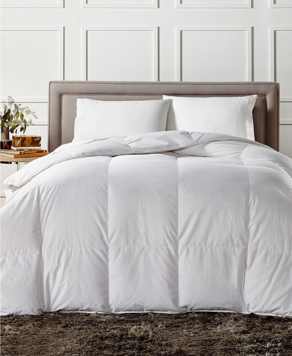 European White Down Medium Weight Twin Comforter, Created for Macy's