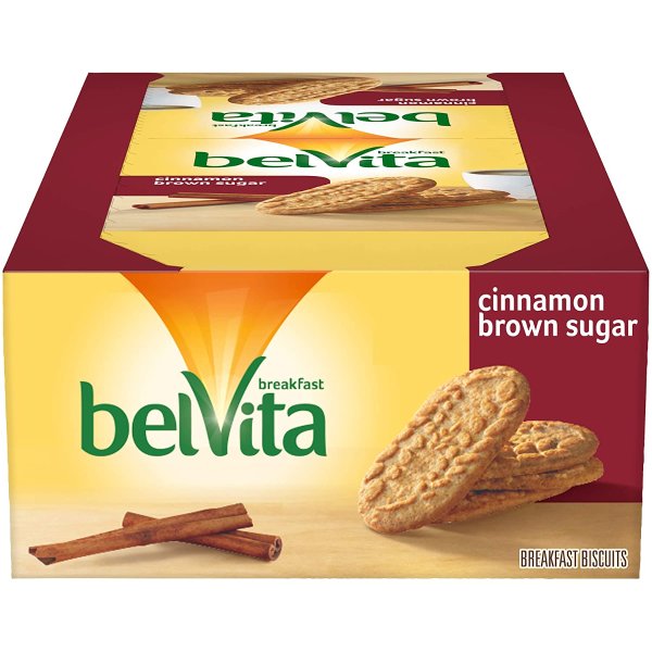 Breakfast Biscuits, Cinnamon and Brown Sugar, 1.76 Ounce (Box of 8)