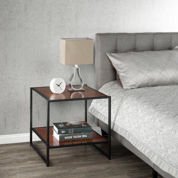 Dane Modern Studio Collection 20 Inch Square Side Table-HD-ET-2020Q - The Home Depot