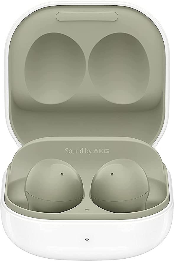 Galaxy Buds2 True Wireless Earbuds Noise Cancelling Ambient Sound Bluetooth Lightweight Comfort Fit Touch Control, International Version (Olive)
