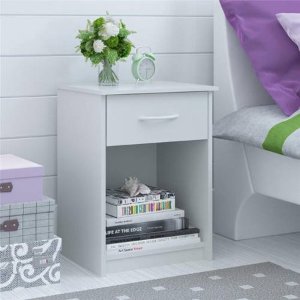 Mainstays 1-Drawer Nightstand / End Table