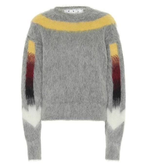 Arrows Fuzzy alpaca-blend sweater
