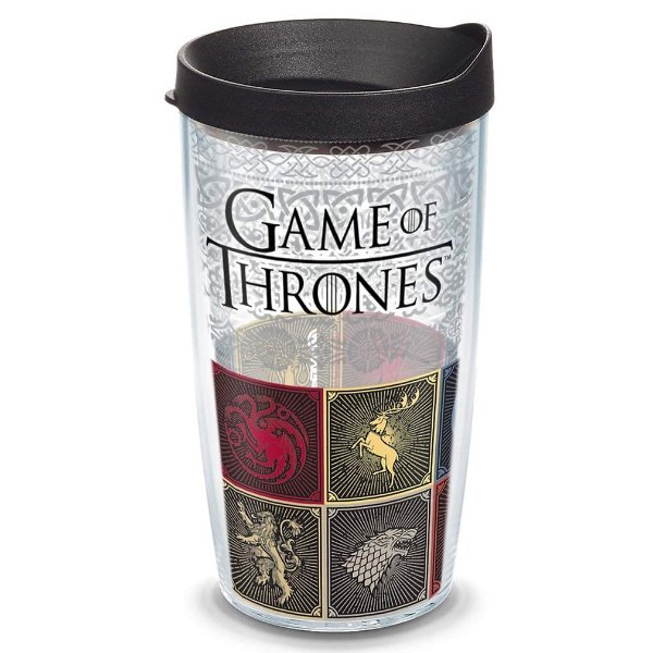 Tervis HBO Game of Thrones - House Sigils Insulated Travel Tumbler with Wrap & Lid