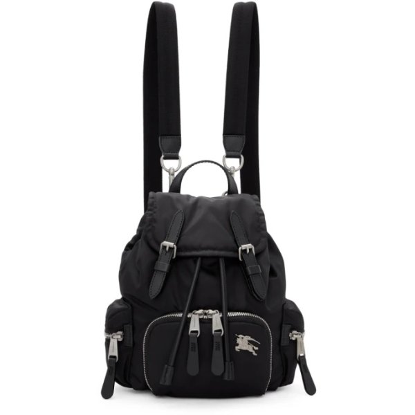 - Black Small Puffer Crossbody Backpack