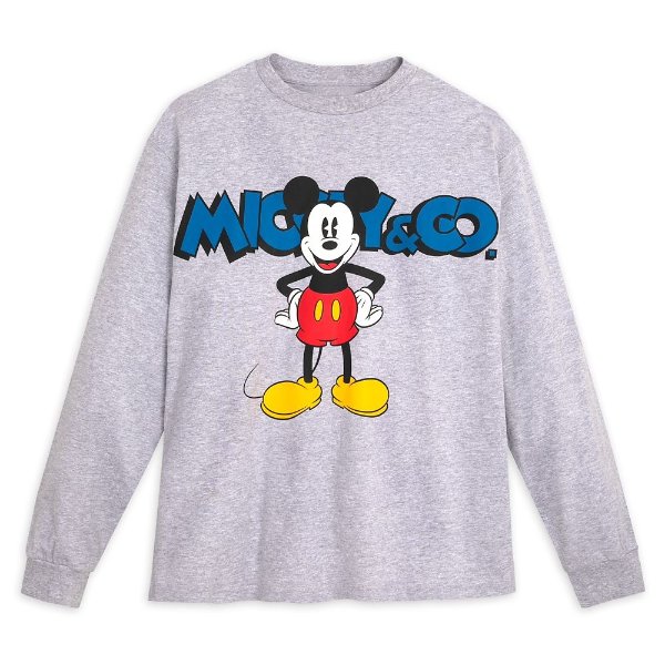 Mickey Mouse Long Sleeve T-Shirt for Men – Mickey & Co. | shopDisney