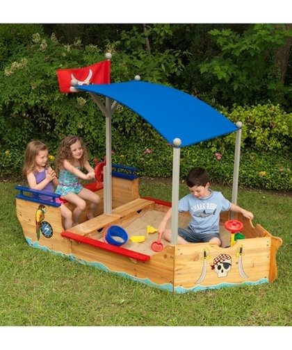 海盗船造型沙盒玩具