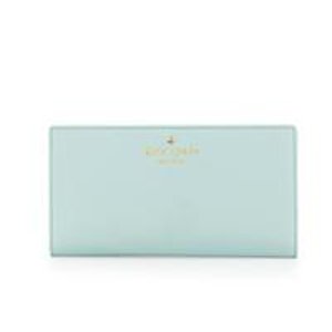 kate spade new york cobble hill leather stacy wallet, grace blue