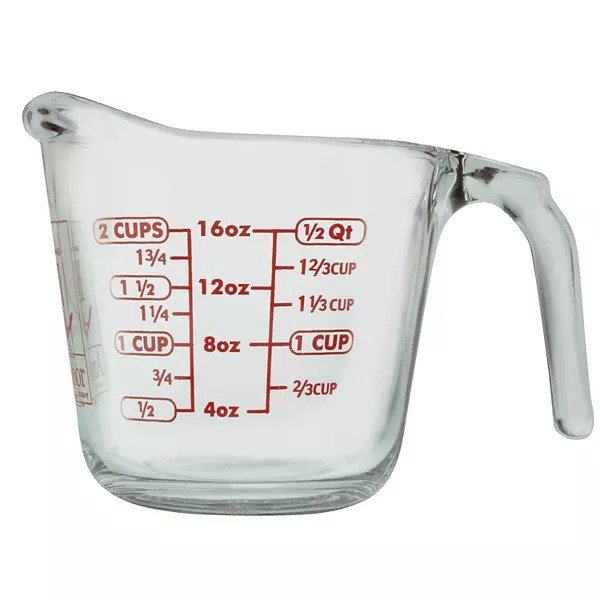 2-Cup Glass Measuring Cup