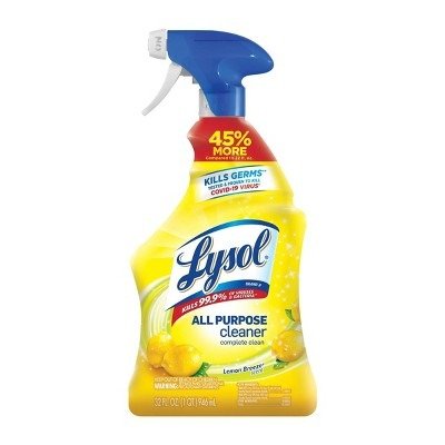 Lemon Breeze Scented All Purpose Cleaner &#38; Disinfectant Spray - 32oz