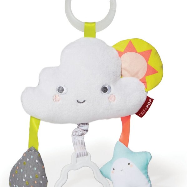 Silver Lining Cloud Jitter Stroller Baby Toy