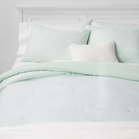 Scallop Print Bed in a Bag Green - Room Essentials&#153;