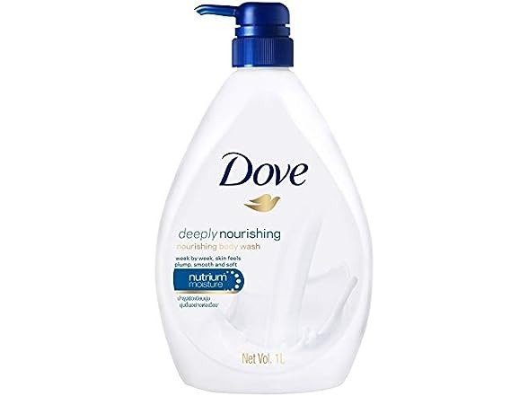 (3 Pack) Dove Body Wash 33.8Oz W/Pump Deeply Nourishing International Version