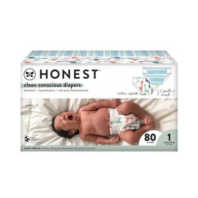 The Honest Company® Size 1 80-Count Disposable Diapers in Tribal Pattern | buybuy BABY