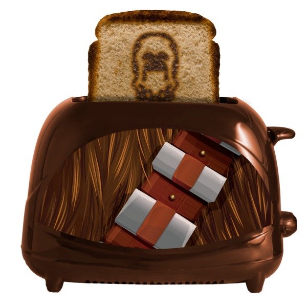 Uncanny Brands Star Wars Chewbacca Empire 2-Slice Toaster- Toasts Chewy's Face onto Your Toast
