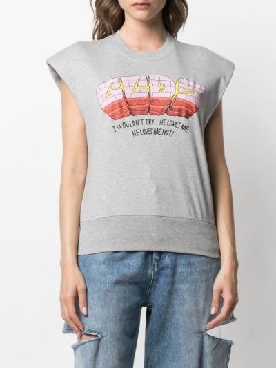 Bad Flower sleeveless sweatshirt | Gcds | Eraldo.com