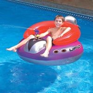 Amazon 黑五闪购：UFO 45英寸泳池充气玩具太空船 