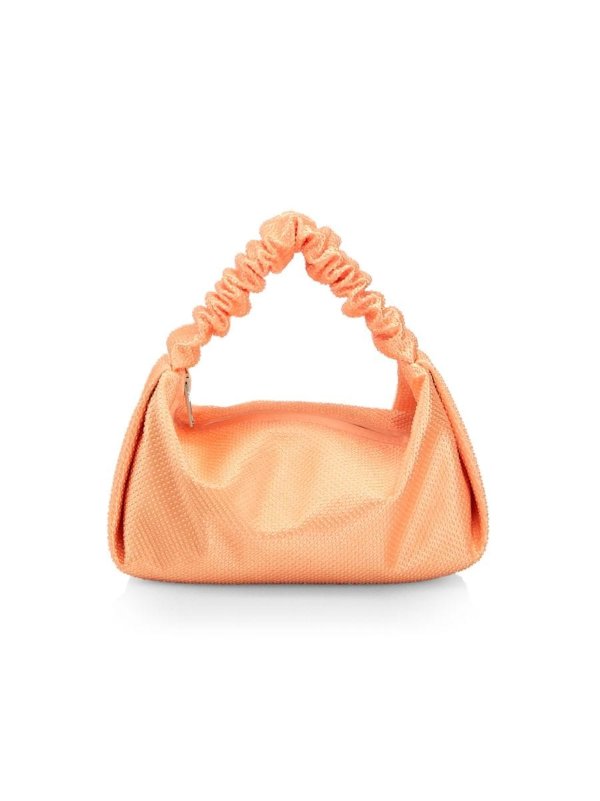 Mini Scrunchie Embellished Shoulder Bag