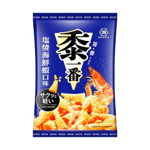 KOIKEYA湖池屋 玉米脆 海盐烤虾味 74g
