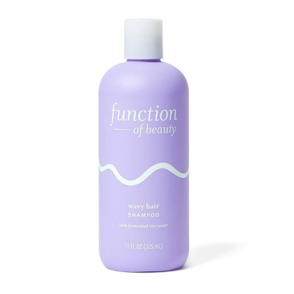 Function of Beauty Wavy Hair Shampoo Base with Fermented Rice Water - 11 fl oz