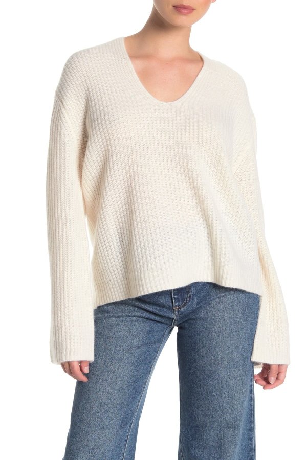 Reese V-Neck Cashmere Sweater