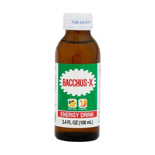 BACCHUS-X人参及瓜拿纳植物精华提取 维生素B族补充 功能性饮料 100ml