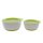 Tot Small & Large Bowl Set with Snap On Lids - Green