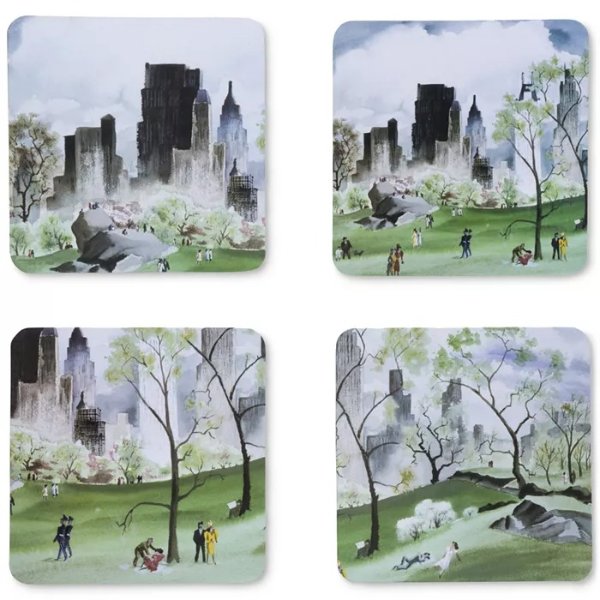 4-Pc. Dehn Spring in Central Park Coaster Set