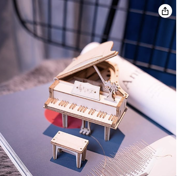 3D 木质三角钢琴