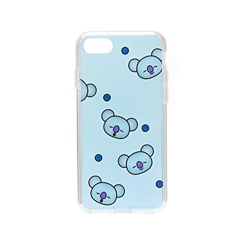 Official Merchandise by Line Friends - KOYA Pattern TPU Case for iPhone 8 / iPhone 7, Sky Blue