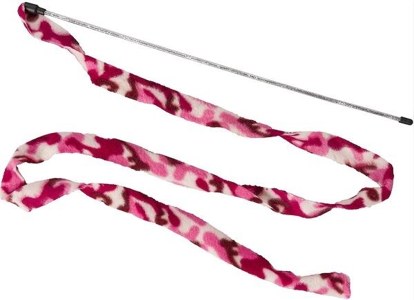 Cat Prancer Fleece Frenzy Wand Cat Toy, Color Varies - Chewy.com