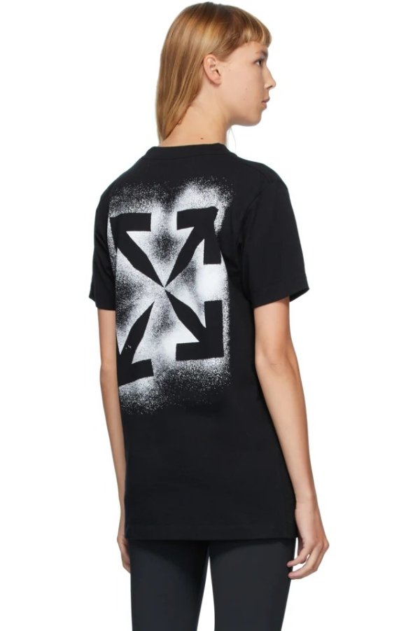 Black Stencil Arrows T-Shirt