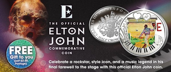  Elton John 纪念币