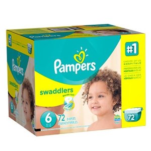 Pampers Swaddlers Diapers Size 6, 72 Count